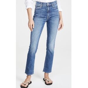 Mother dazzler straight leg jeans